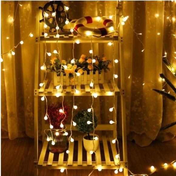 Battery Operated LED String Lights 2-Pack 26FT 60LED 8 Mode Waterproof W/ Remote - Picture 6 of 8